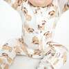 Pugs 2-Way Zipper Footie, White - Footie Pajamas - 3