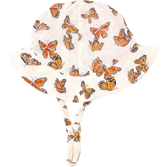 Painted Monarch Butterflies Sunhat, Orange