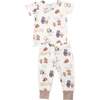 Sleepytime Bears Loungewear Set, Beige - Mixed Apparel Set - 1 - thumbnail