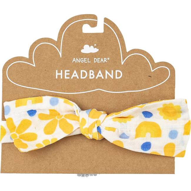 Sunny Lemon Geo Headband, Yellow