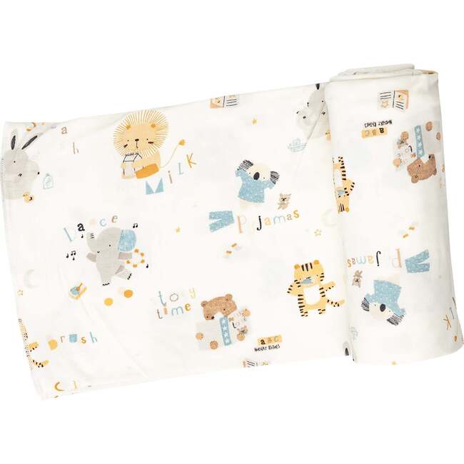 Little And Loved Swaddle Blanket, White