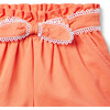 Circle Trim Paperbag Waist Short - Shorts - 2