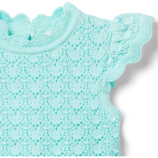 Crochet Peplum Top - Blouses - 2