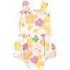 Paper Floral Ruffle  Bubble, Multi - Rompers - 1 - thumbnail