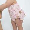 Pretty Puppy Faces Ruffle Sunsuit, Pink - Rompers - 3
