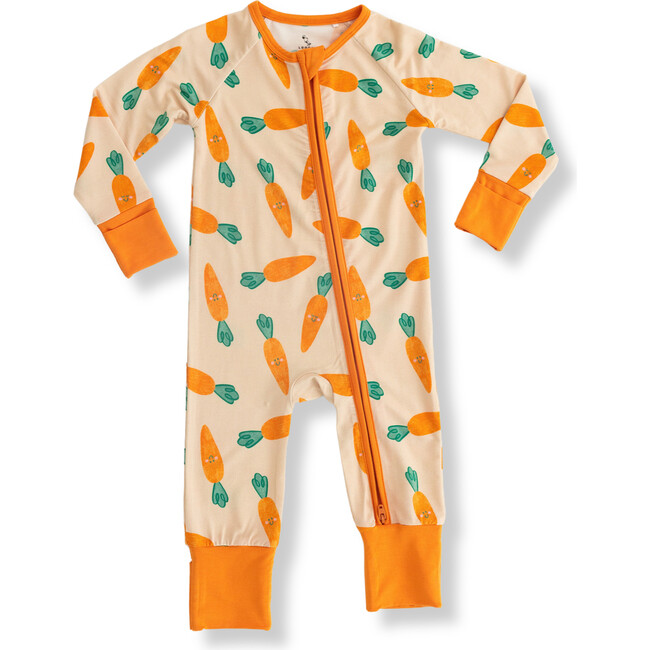 Carrots Convertible Footie Pajama, Orange