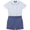 Little Rupert Set, Pale Blue Stripe - Mixed Apparel Set - 1 - thumbnail