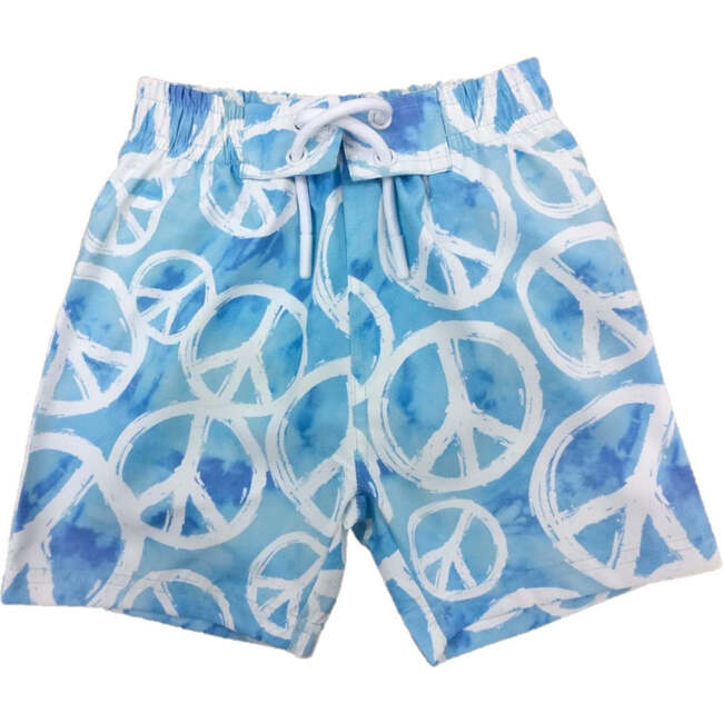 Kids Swim Board Shorts, Peace