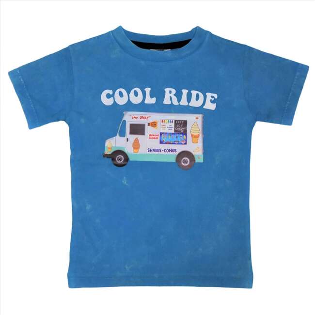 Kids Short Sleeve Enzyme Tee, Cool Ride
