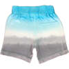 Kids Gradient Shorts, Turq/white/coal - Shorts - 2