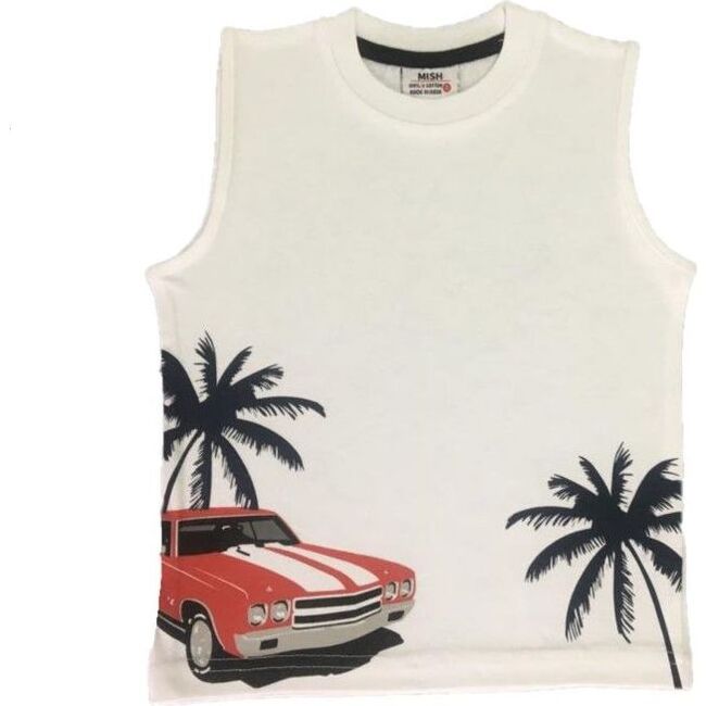 Kids Enzyme Muscle Tee, Car Palm