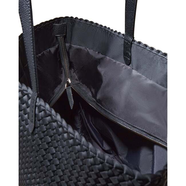 Women's Jetsetter Large Handwoven Tote, Onyx - OS - Bags - 2