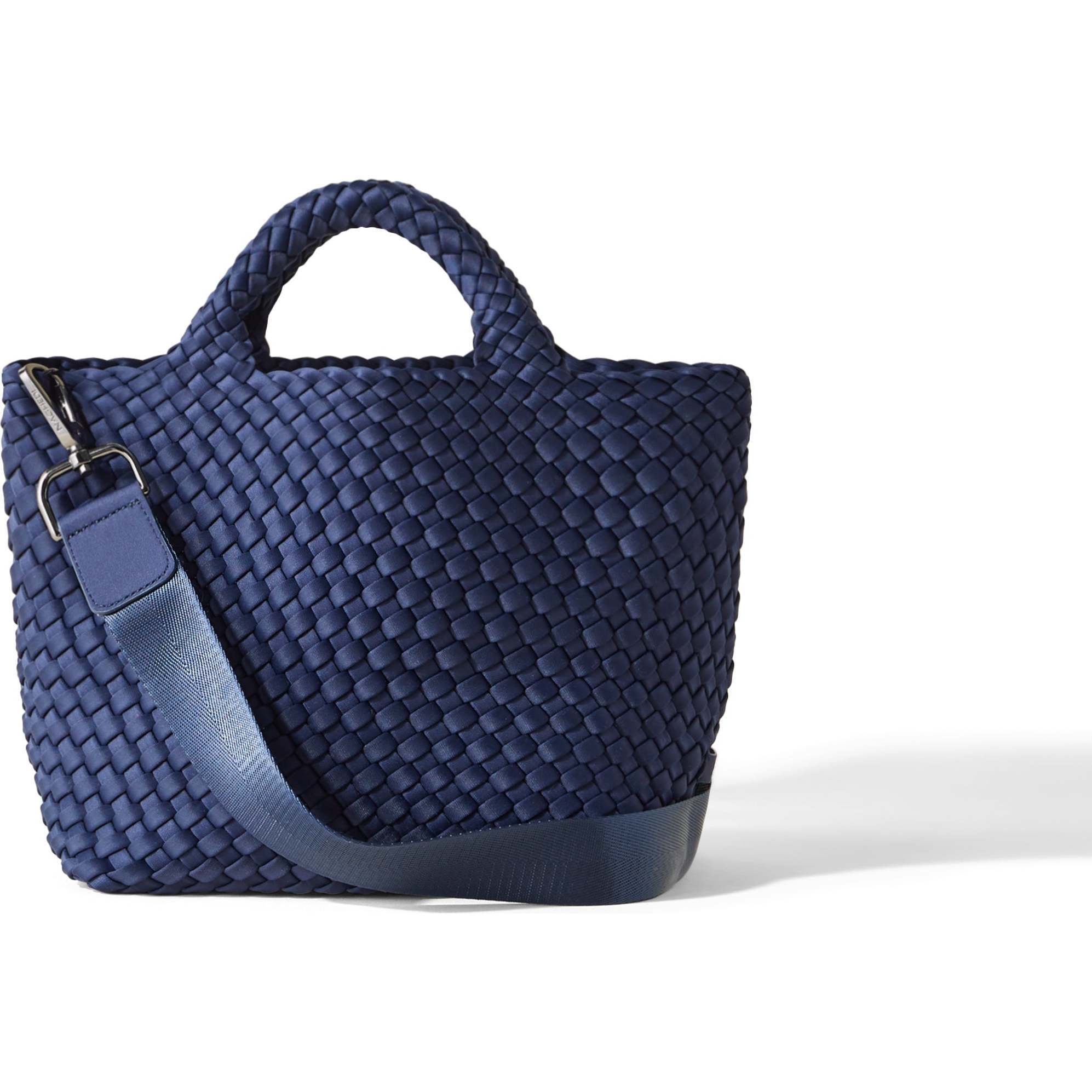 Women's St. Barths Small Handwoven Tote, Ink Blue - OS - Bags - 1