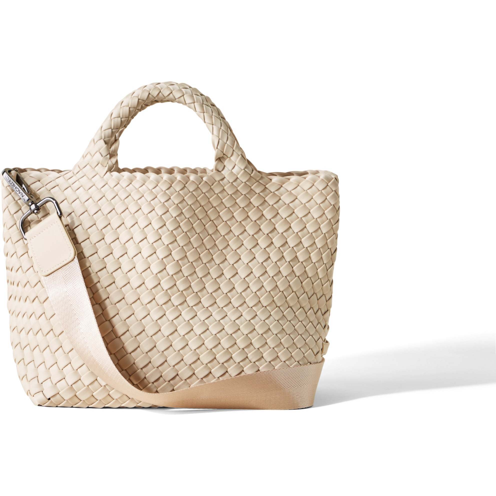 Women's St. Barths Small Handwoven Tote, Ecru - OS - Naghedi