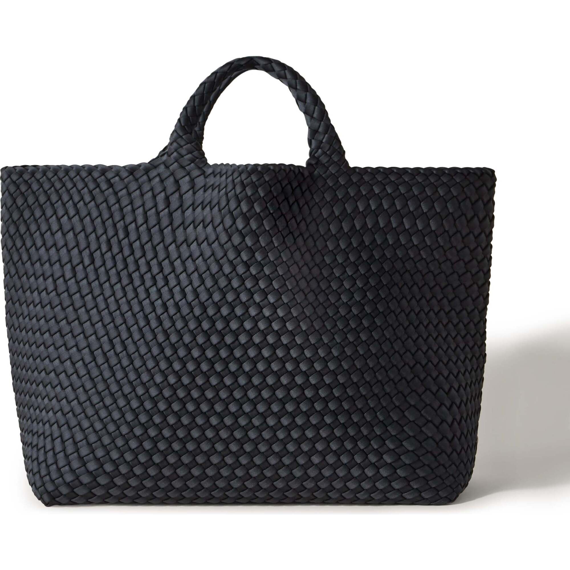 Women's St. Barths Large Handwoven Tote, Onyx - OS - Bags - 1