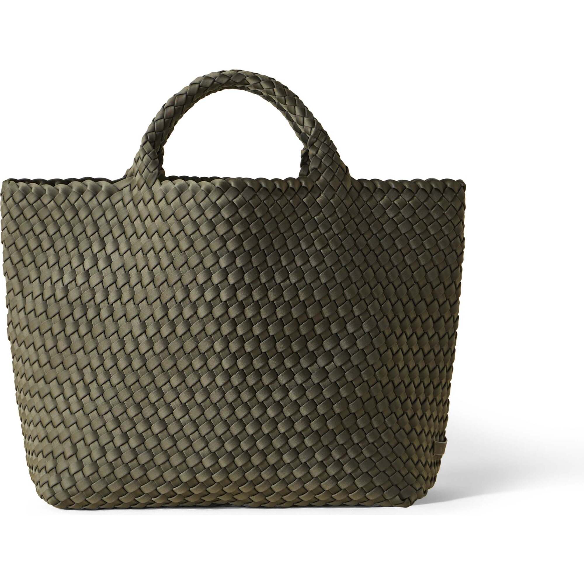 Women's St. Barths Medium Handwoven Tote, Olive - OS - Bags - 1