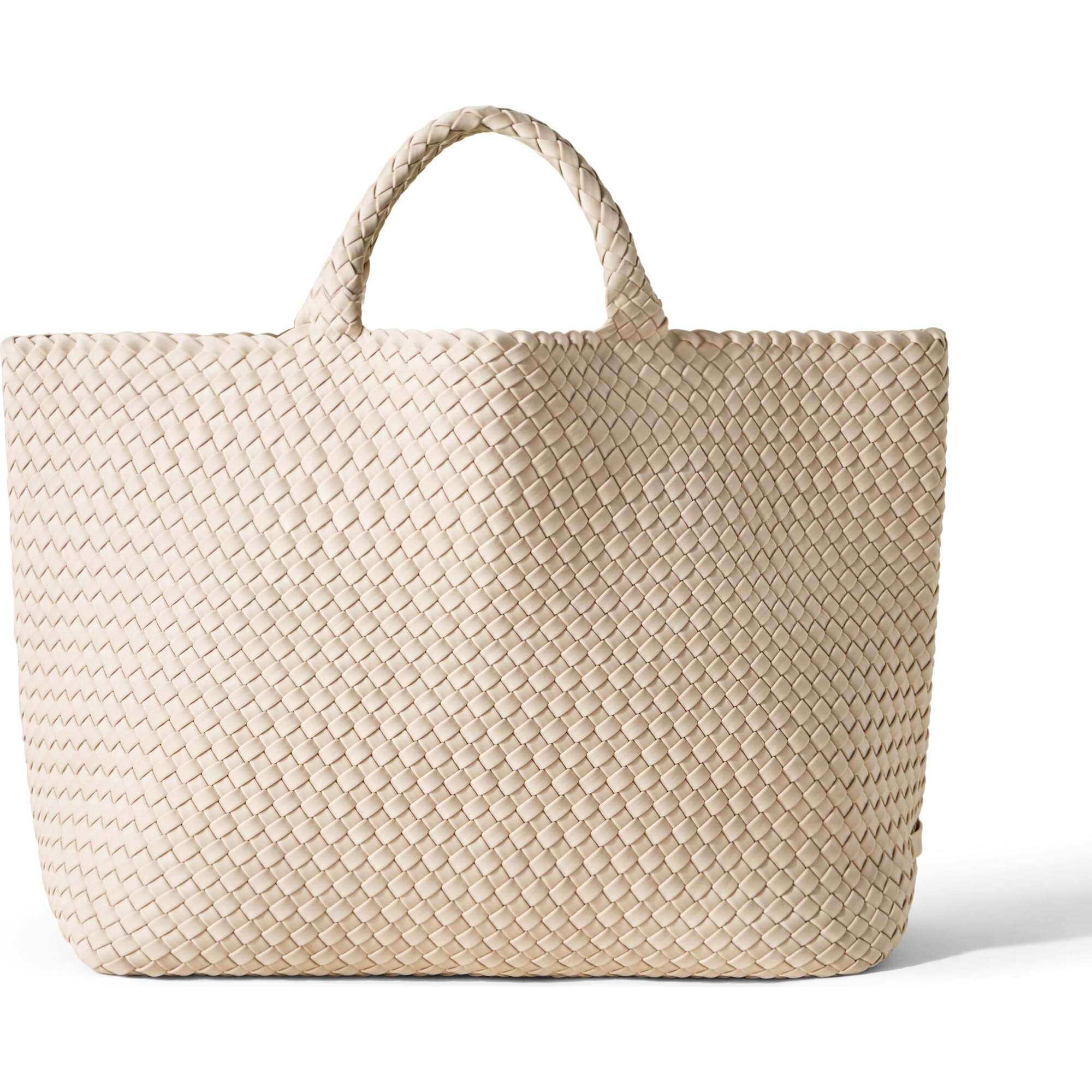 Women's St. Barths Large Handwoven Tote, Ecru - OS - Bags - 1