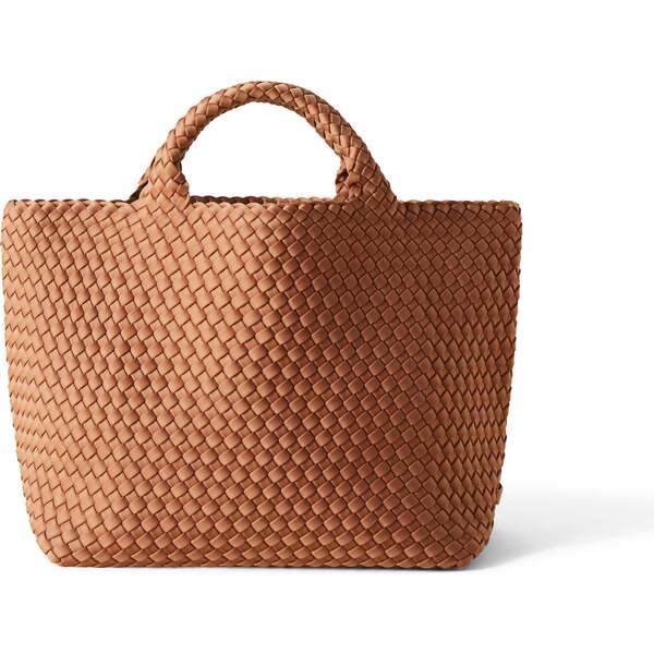 Women's St. Barths Medium Handwoven Tote, Cocoa - OS