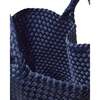 Women's St. Barths Medium Handwoven Tote, Ink Blue - OS - Bags - 2