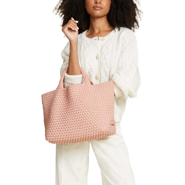 Women's St. Barths Medium Handwoven Tote, Dusk - OS - Bags - 4