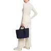 Women's St. Barths Medium Handwoven Tote, Ink Blue - OS - Bags - 5