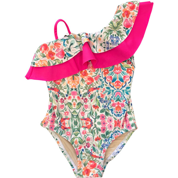 年末のプロモーション特価！ Girl's Little Piastrella Bella Swimsuit, One-Piece Katie ワンピース