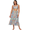 Women's Ginger Wrap Skirt, Bella Piastrella - Cover-Ups - 2