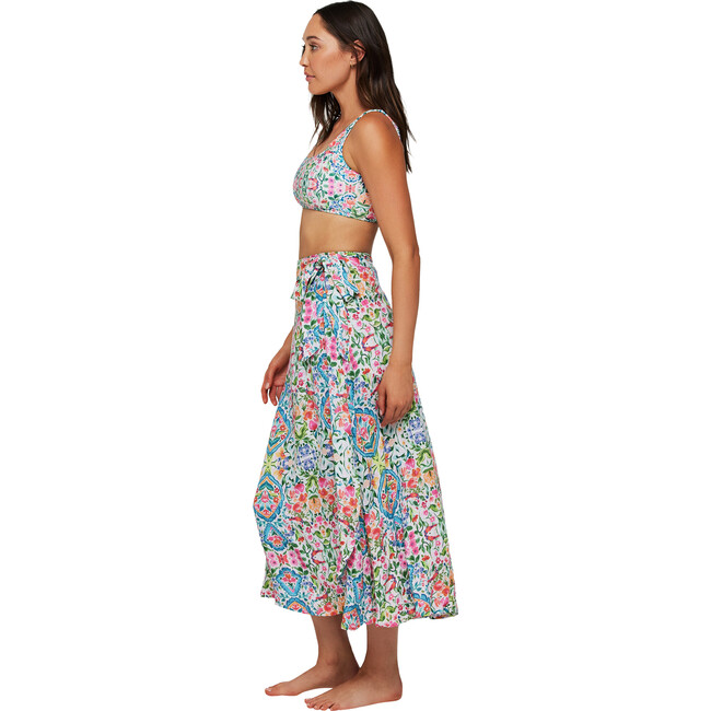 Women's Ginger Wrap Skirt, Bella Piastrella - Cover-Ups - 4