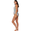 Women's Genevieve Bandeau One-Piece Swimsuit, Bella Piastrella - One Pieces - 5