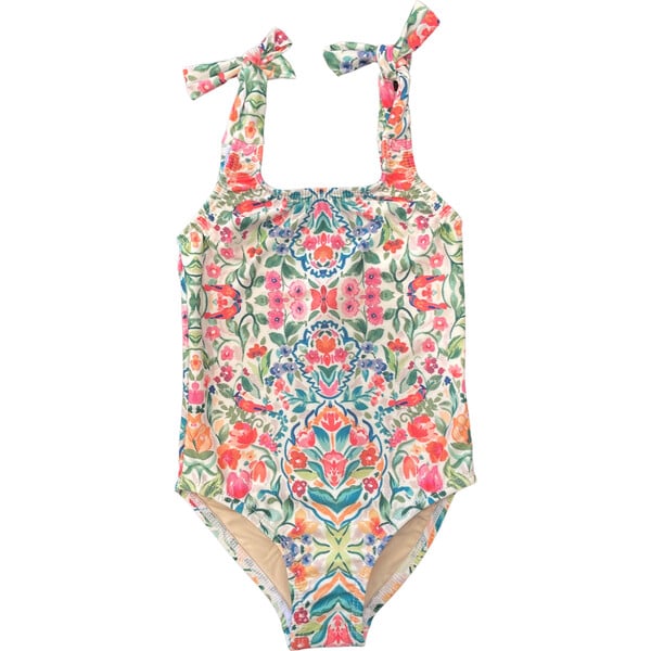 Girl's Little Brit One-Piece Swimsuit, Bella Piastrella - Hermoza ...