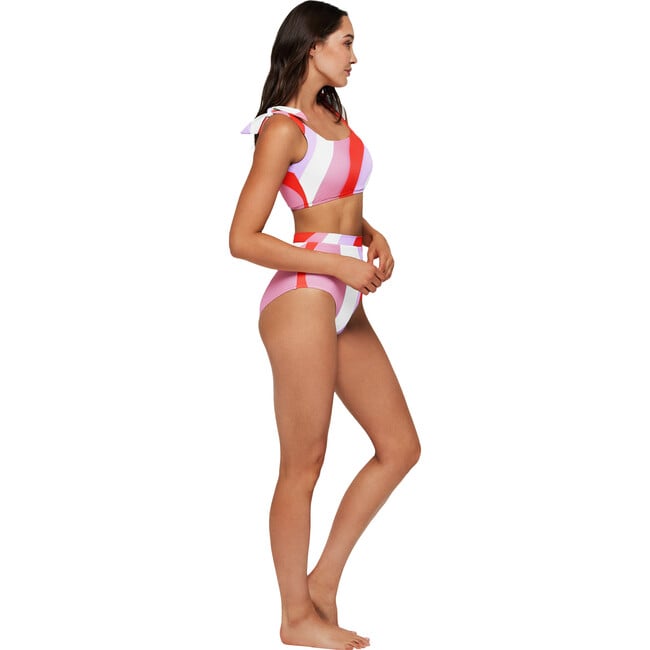 Women's Lauren Two-Piece Swimsuit Top, Pucci Stripe - One Pieces - 4