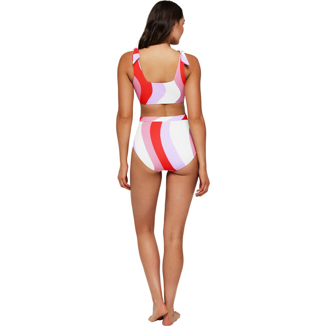 Women's Lauren Two-Piece Swimsuit Top, Pucci Stripe - One Pieces - 5