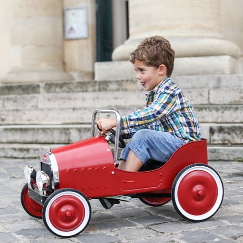 Ride-On CLASSIC PEDAL CAR Red - Foot To Floor Ride-On - 3