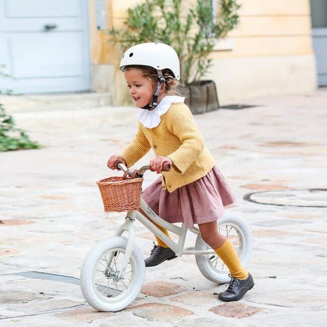 Bicycle BALANCE BIKE Ivory White + Helmet - Balance Bikes - 2