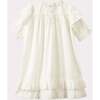 Valerie Anglaise Collar Ruffle Bodice Dress, White - Dresses - 2