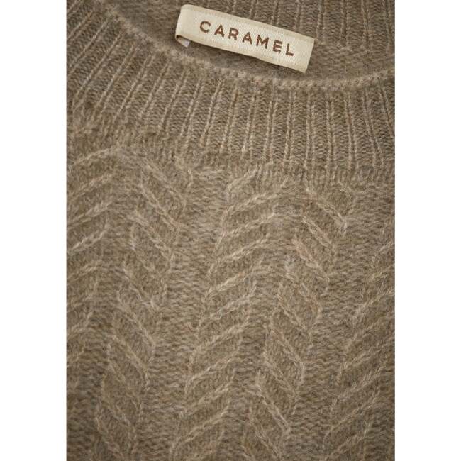 Scout Cable Knit Jumper, Mink - Sweaters - 3