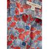 Lemon Balm Floral Print Top, Blue & Red - Shirts - 3