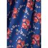 Cumin Rose Posy Print A-Line Skirt, Blue - Skirts - 3