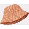 Cedrus Geo Print Hat, Apricot - Hats - 1 - thumbnail