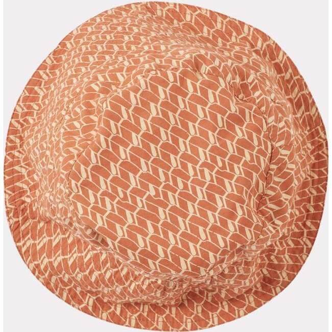 Cedrus Geo Print Hat, Apricot - Hats - 2