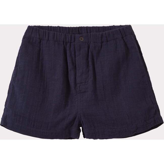 Apium Cotton Loose Shorts, Navy