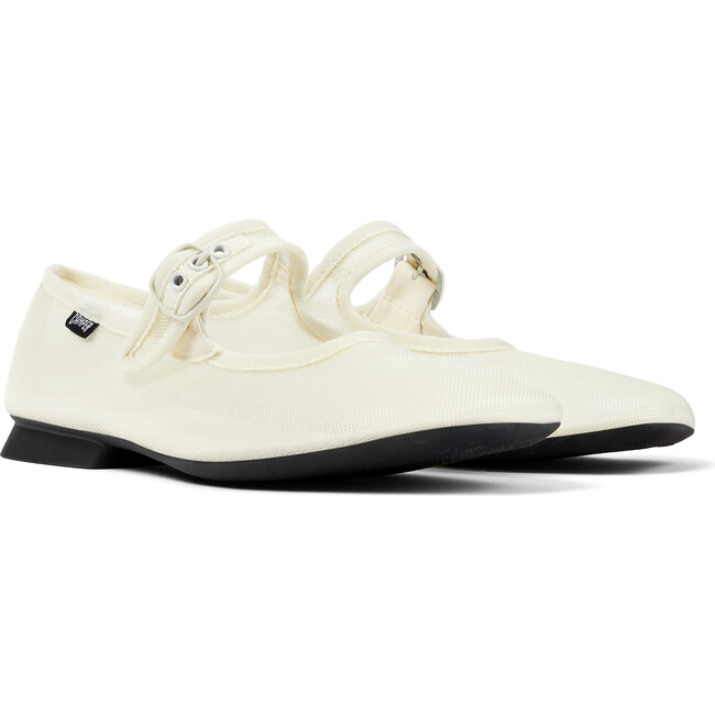 Women's Casi Myra Flats, White Natural - Flats - 1