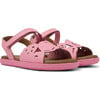 Twins Kids Sandals, Pastel Pink - Sandals - 1 - thumbnail