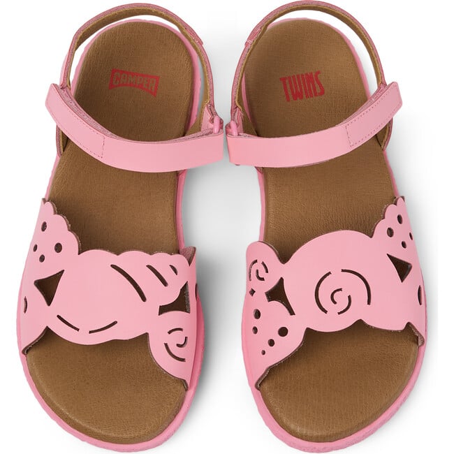 Twins Kids Sandals, Pastel Pink - Sandals - 2