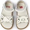 Miko Twins First Walker Sandals, White Natural - Sandals - 2