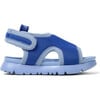 Oruga Calfskin Leather Flexible First Walker Sandals, Medium Blue - Sandals - 3