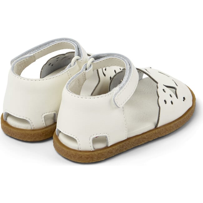 Miko Twins First Walker Sandals, White Natural - Sandals - 5