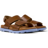Brutus Sandals, Medium Brown - Sandals - 1 - thumbnail