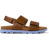 Brutus Sandals, Medium Brown - Sandals - 3