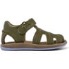 Bicho Leather Flexible First Walker Sandals, Medium Green - Sandals - 3